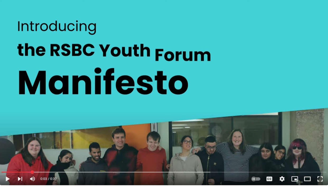 Load video: A video that introduces our youth forum manifesto, and our 3 priorities