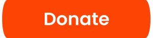 An orange rectangle button with text that reads"Donate"